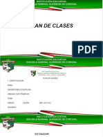 Diapositivas Plan de Clase