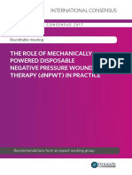 Role Mechanically Powered Disposable Negative Pressure Wound Therapydnpwt Practice