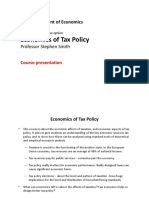 Econ0053 Tax Policy 2018 19