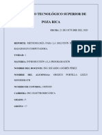 Metodología para La Solución de Problemas Basados en Computadora.