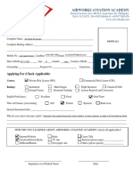 Aviation Academy Application