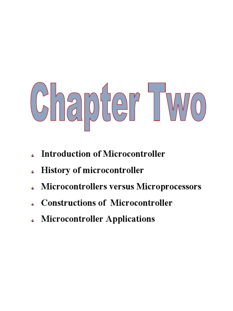 Introduction of Microcontroller History of Microcontroller ...