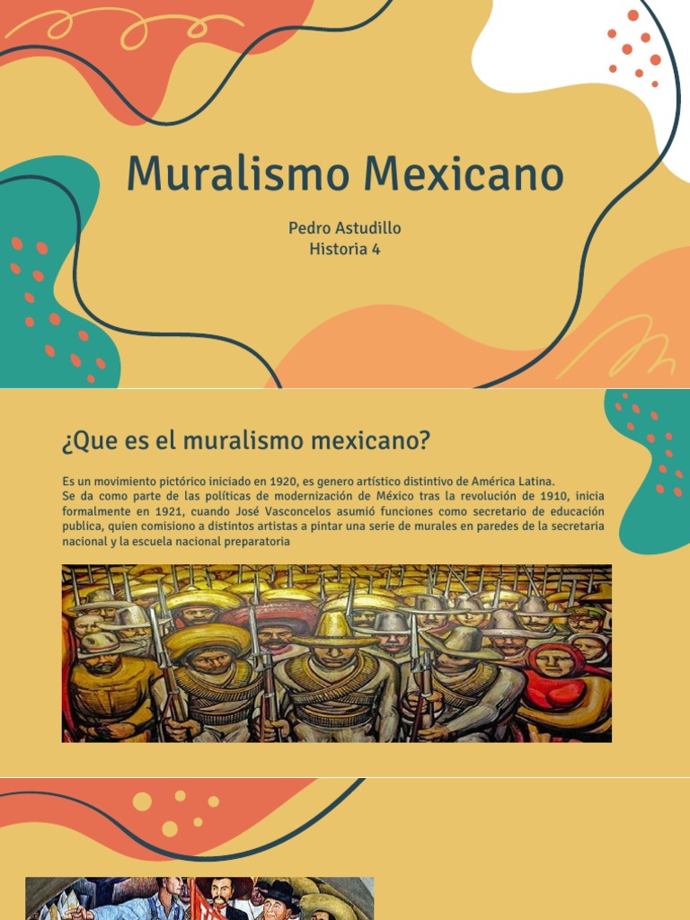 Muralismo Mexicano: Historia y Técnicas | PDF | Pinturas | Cultura ...