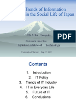 Recent Trends of Information Technology in The Social Life of Japan