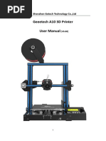 Geeetech A10M 3D Printer User Manual: Shenzhen Getech Technology Co ...