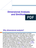 Dimensional Analysis-Similitude