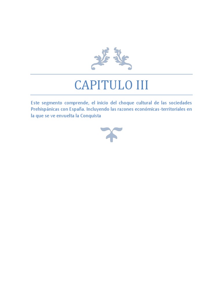 Capitulo Iii PDF | PDF | Hernán Cortés | Honduras