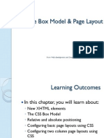 The Box Model & Page Layout