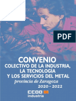 Convenio Industria Tecnologia y Los Servicios Del Metal ZGZ PDF