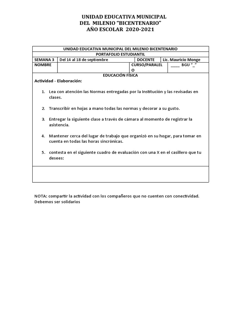 Actividad Semana 3 | PDF | Crecimiento personal y profesional