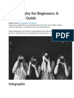 Beginner Photography Complete Guide