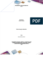 PDF Plantilla de Trabajo Paso 2 Reconocer Los Procesos y Contenidos para El DPLM en La Educacion Infantil Compress