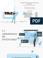 4.5 Administracion de Inventario