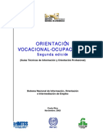 Guia de Orientacion Vocacional Ocupacional PDF