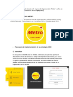 Metro - Plan de Marketing