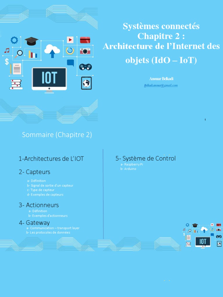Chapitre 2 | PDF | Capteur | Internet des objets
