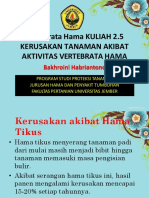 Kuliah 2.5 Kerusakan Tanaman (Daring) PDF