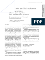 5. Colusión en licitaciones Públicas