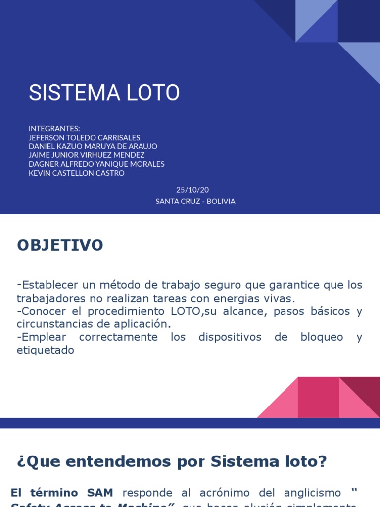 Sistema Loto - Grupo 6 | PDF | Energía y recursos | Naturaleza