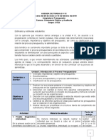 Agenda Virtual # 01 Presupuesto