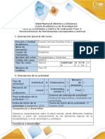 Guía de Actividades y Rúbrica de Evaluación Del Curso Paso 2 - Reconocimiento Herramientas Conceptuales y Teóricas.