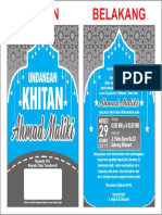 Undangan Khitan Ahmad Miliki PDF