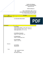 Bill of Materials and Cost Estimate: A Brown Company, Inc