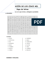 Multiplicacíon de Los Panes y Peces