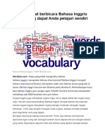 14 Cara Cepat Berbicara Bahasa Inggris Mudah Yang Dapat Anda Pelajari Sendiri