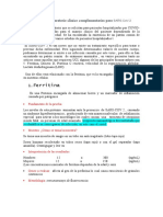 Pruebas de Laboratorio Clínico Complementarias para COVID19