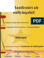 5.manifestări Ale Bullyingul!