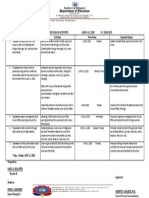 Week Plan of Activities AZE Week 2