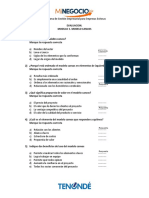 Modulo 1. Evaluacion Modelo Canvas Gerhard Yorg PDF