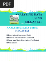 Analysing Data Using MEGASTAT