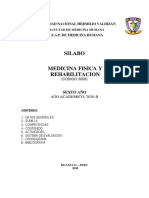 Silabo de Medicina Fisica y Rehabilitacion PDF
