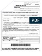 Certificado - Deuda CC 13268754 LB 8084 PDF