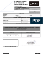 Formulario de Devoluciones de Tasa - Oad-ufin-For-0001