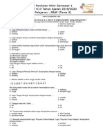 Soal Tema 5 Kelas 4 Mapel SBDP PDF