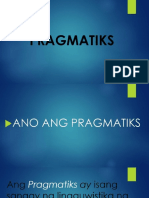 Kakayahang Pragmatiks