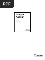 Download Xcalibur High Chem Mass Frontier Software by GC power SN4858696 doc pdf