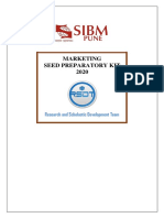 SEED Preparatory Material - Marketing PDF