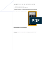 Hoja de Trabajo Multimetro - Componentes ATECH PDF