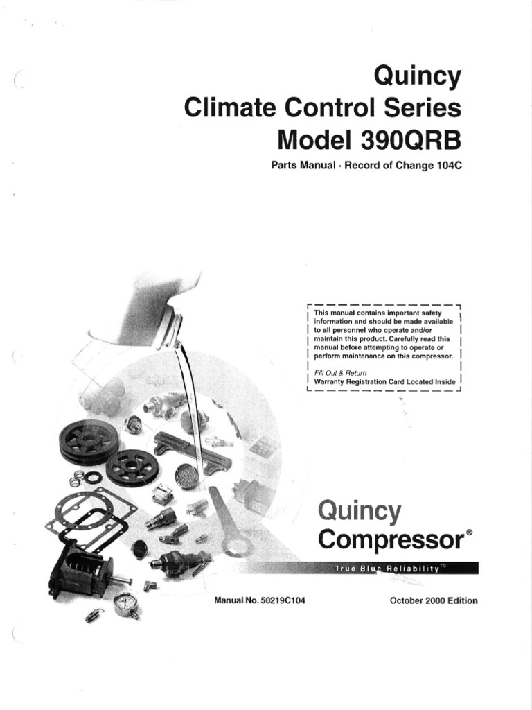 Quincy390QRBParts Manual PDF