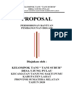 IRIGASI UNTUK TANI SUBUR