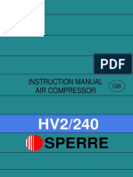 Instruction Manual Air Compressor: Sperre