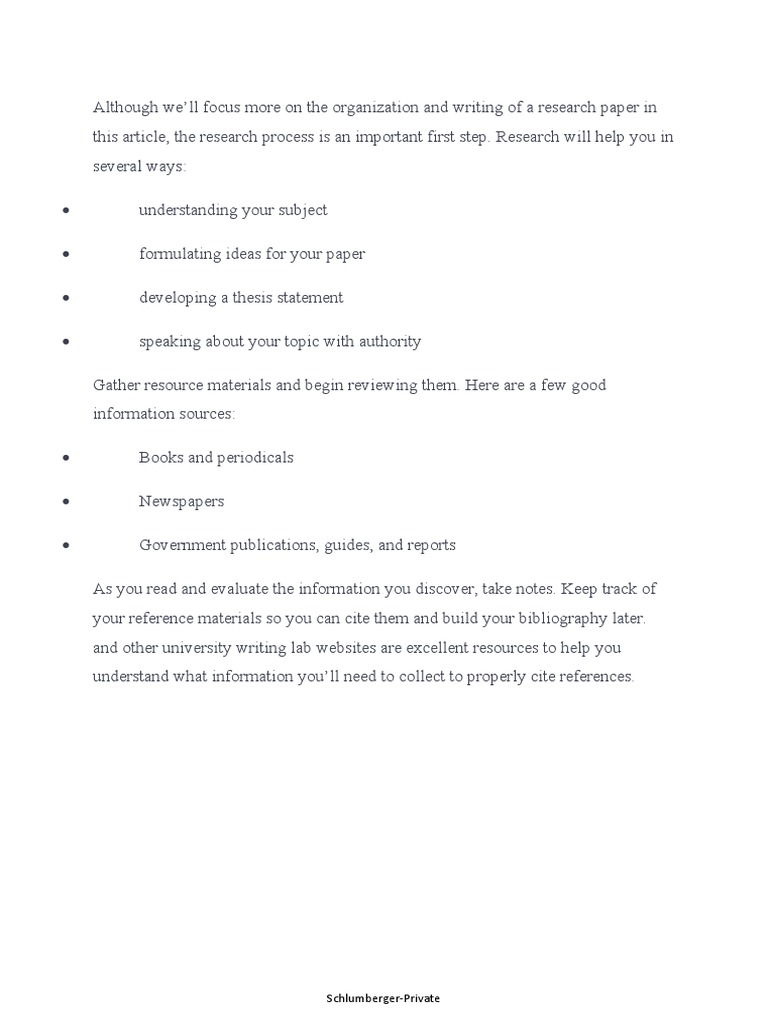 Research Paper Writing Guide | PDF | Career & Growth