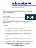 1.method Statement Dewatering PDF