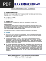 Method Statement for Sub-Structure Works | PDF | Deep Foundation | Concrete