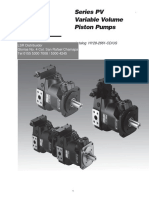 Series PV Variable Volume Piston Pumps