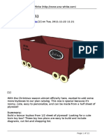 Box Car Toybox Plans Easy DIY Children's Train Toy Box